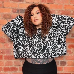 Ammonite Fossil Crop Jumper