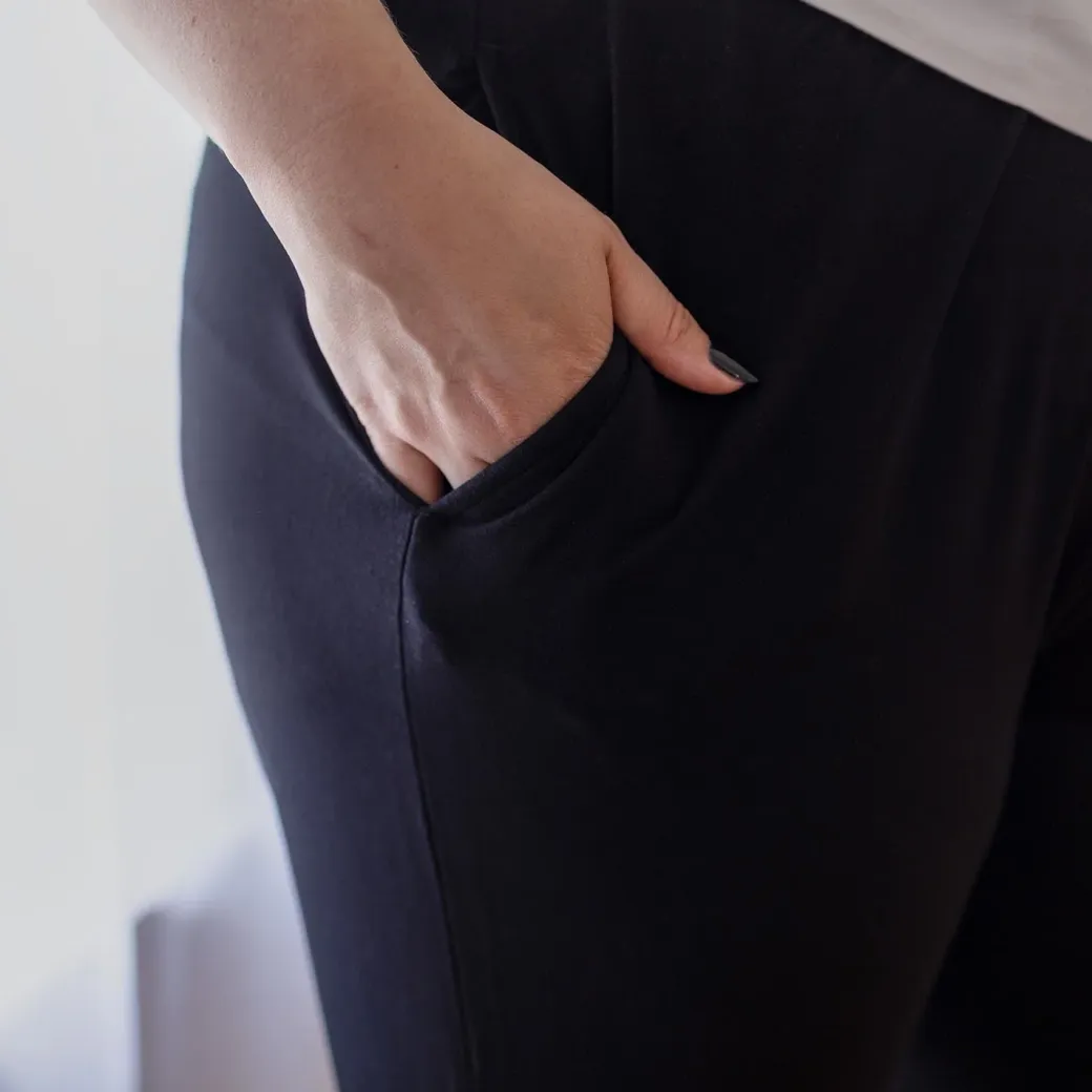 Bamboo Lounge Joggers - Black