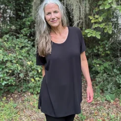 Bamboo Lounge T-shirt - Black