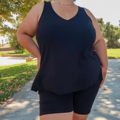 Bamboo Lounge Vest - Black