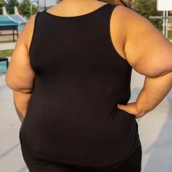 Bamboo Lounge Vest - Black