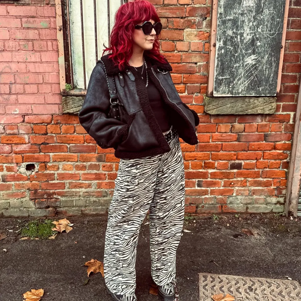 Bessie Aviator Jacket - Black