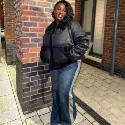 Bessie Aviator Jacket - Black