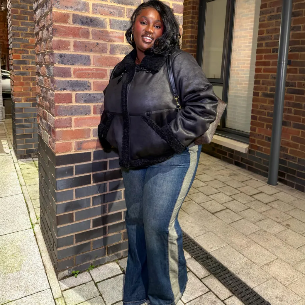 Bessie Aviator Jacket - Black