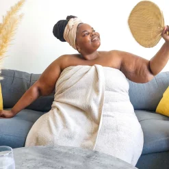 Big Softee Towel - Almond