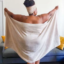 Big Softee Towel - Almond