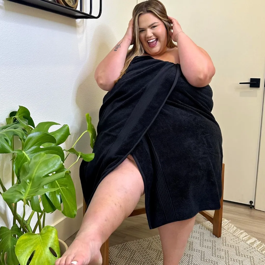 Big Softee Towel - Black