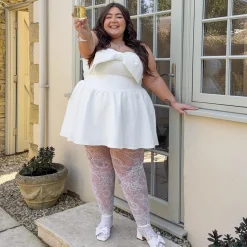 Botanical Fishnets - White