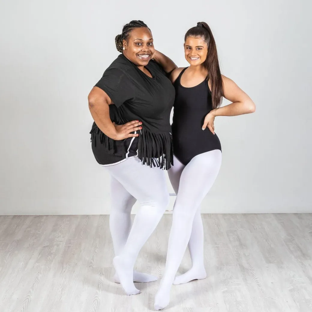 Convertible Dance Tights - White