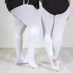 Convertible Dance Tights - White