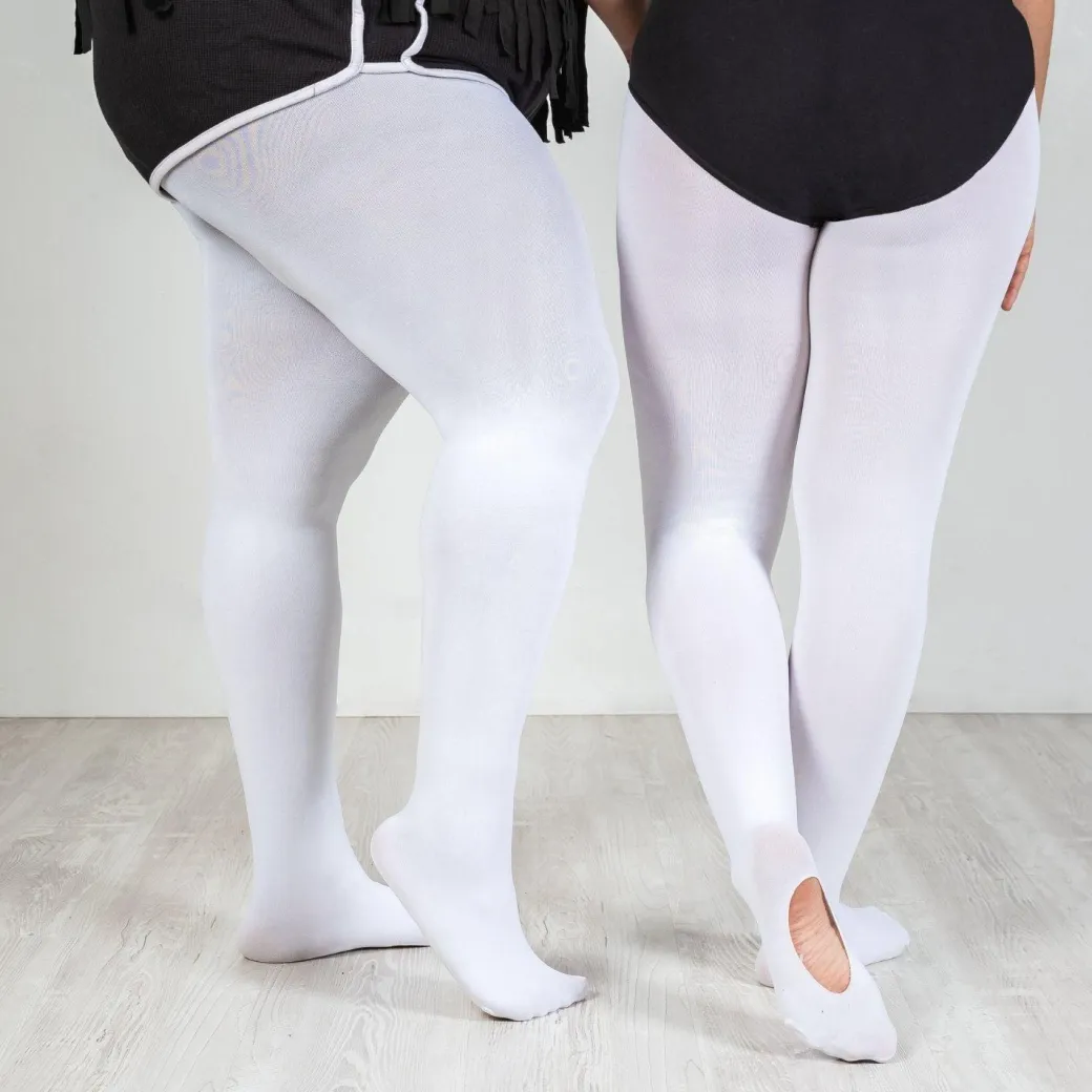 Convertible Dance Tights - White