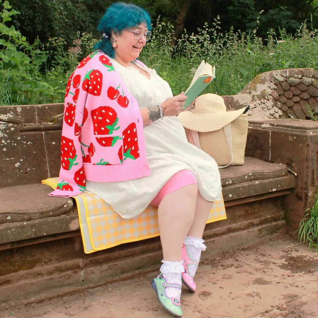Cotton Rich Cardigan - Strawberry