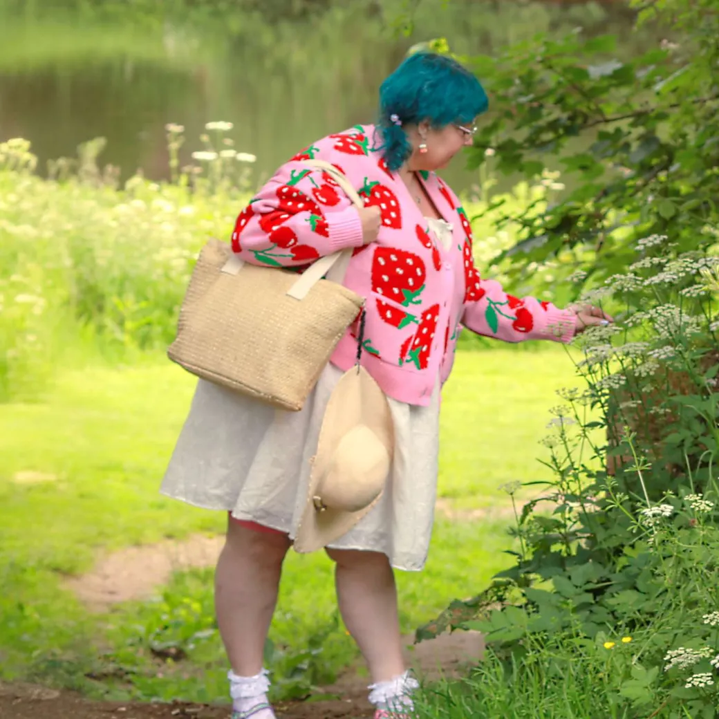 Cotton Rich Cardigan - Strawberry