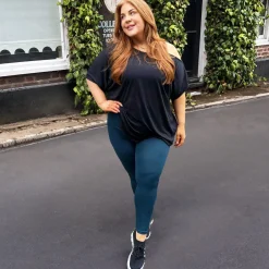 Debbie Off Shoulder Tee - Black