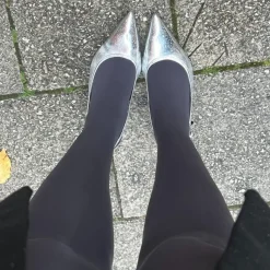 80 Denier Castor Oil Tights - Slate