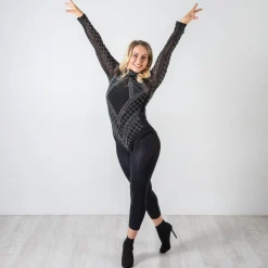 120 Denier Convertible Dance Tights - Black