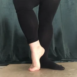 120 Denier Convertible Dance Tights - Black