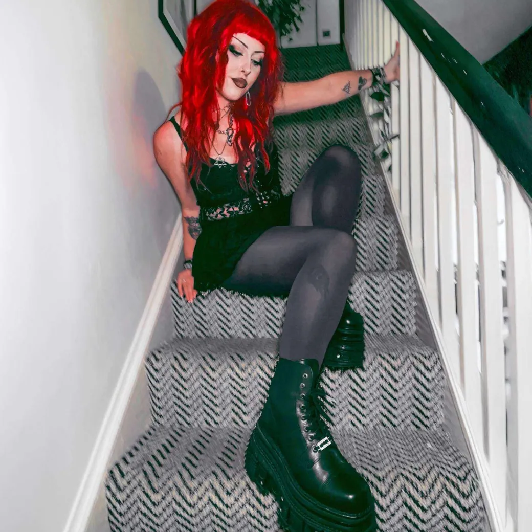 80 Denier Crotchless Tights - Brat