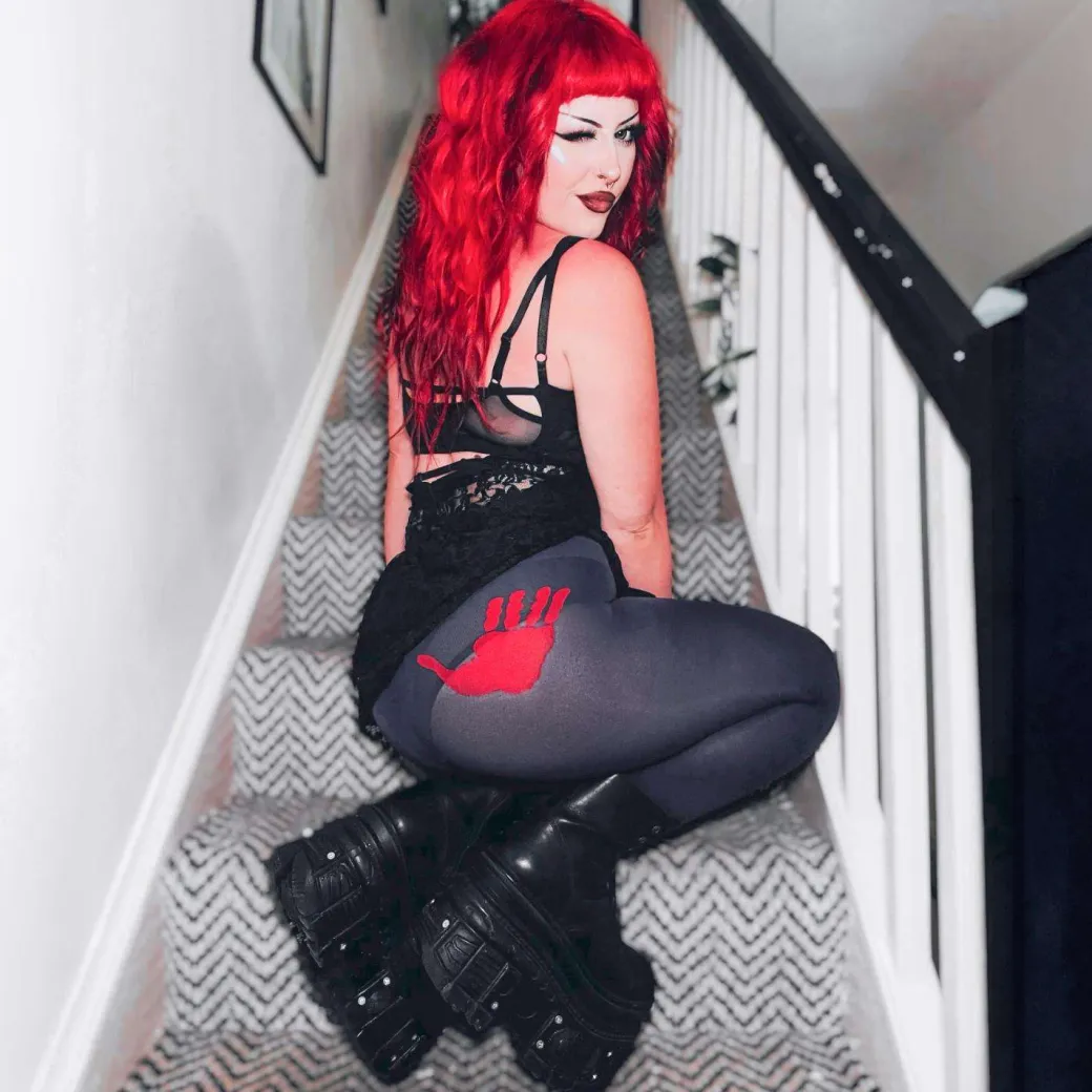 80 Denier Crotchless Tights - Brat