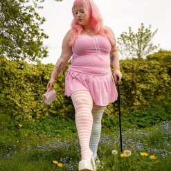 80 Denier Duo Tights - Blush Breeze