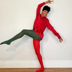80 Denier Duo Tights - Bottled Delight