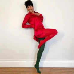 80 Denier Duo Tights - Bottled Delight