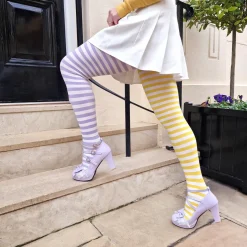 80 Denier Duo Tights - Mellow Yellow