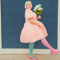 80 Denier Duo Tights - Sweet Pea