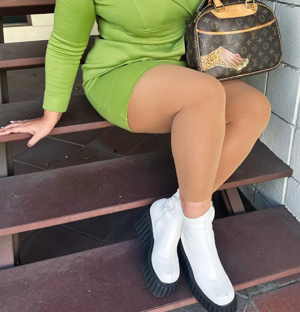 80 Denier Footless Tights - Captivating