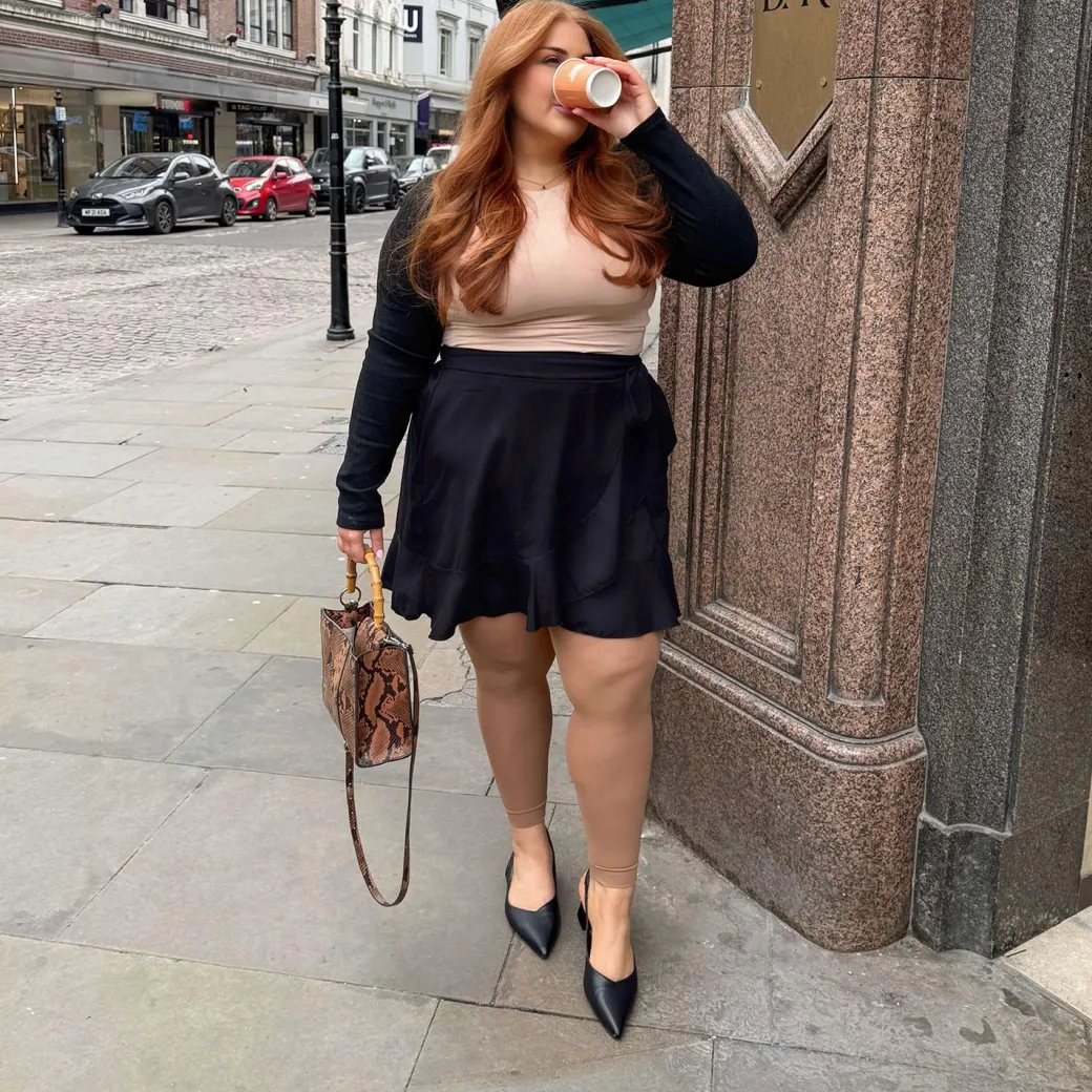 80 Denier Footless Tights - Captivating