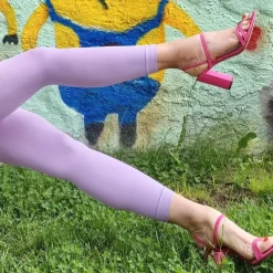 80 Denier Footless Tights - Cassis de Violet