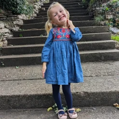 50 Denier Kids Tights - Navy