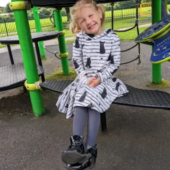 50 Denier Kids Tights - Slate Grey