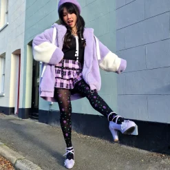 80 Denier Opaque Tights - Aliens