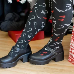 80 Denier Opaque Tights - Bad Santa
