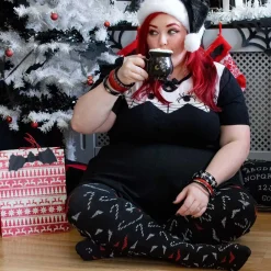 80 Denier Opaque Tights - Bad Santa