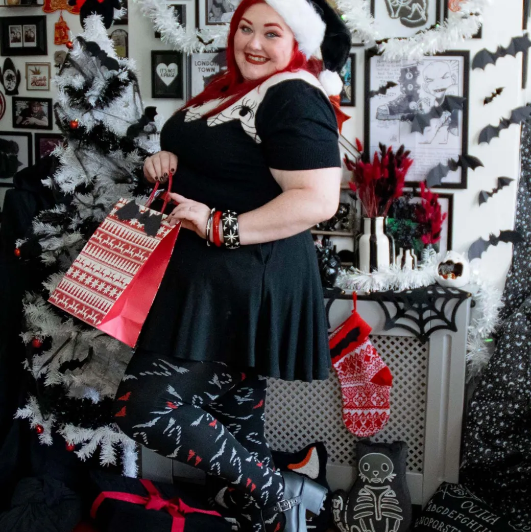 80 Denier Opaque Tights - Bad Santa