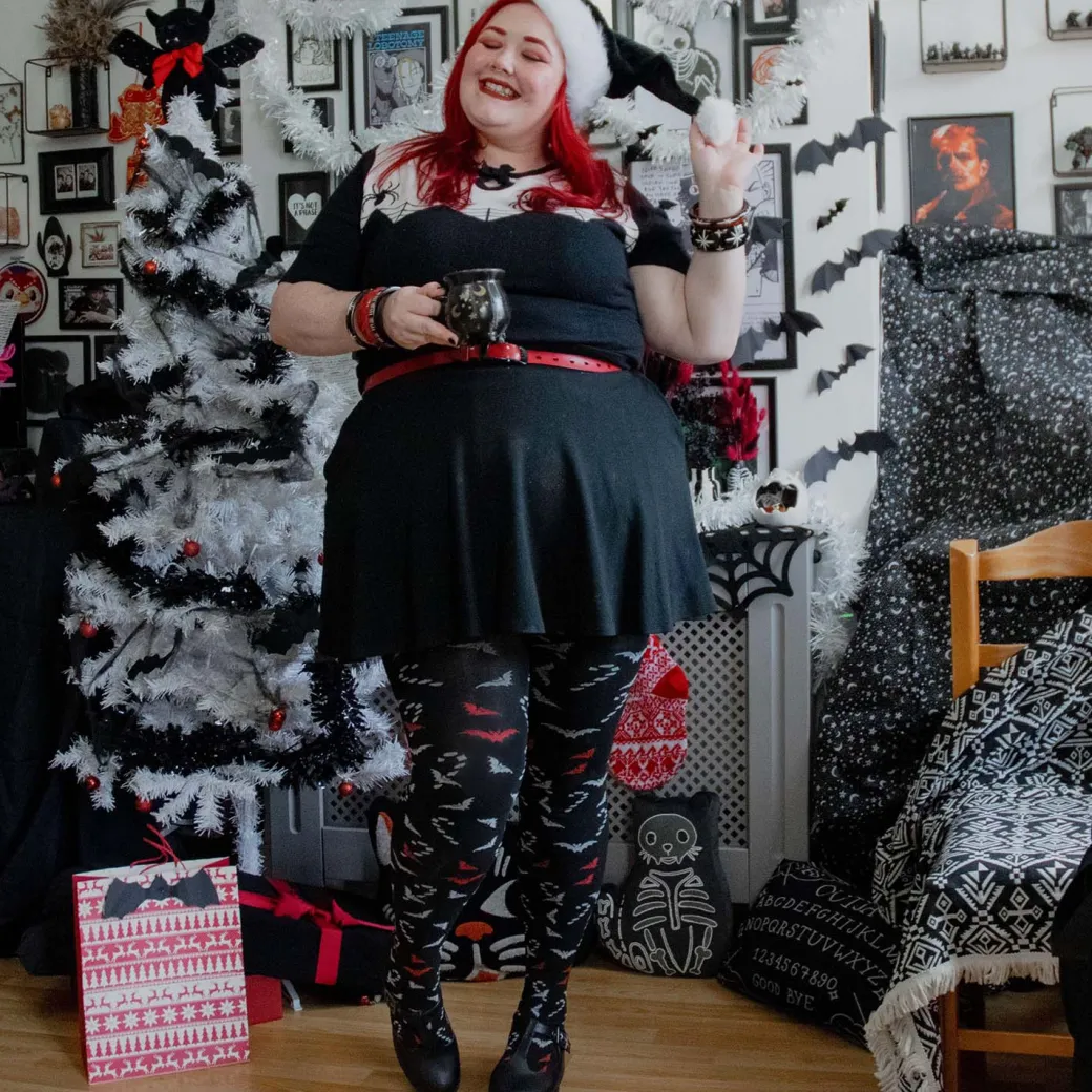 80 Denier Opaque Tights - Bad Santa