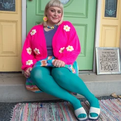 80 Denier Opaque Tights - Beach Bum