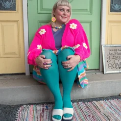 80 Denier Opaque Tights - Beach Bum