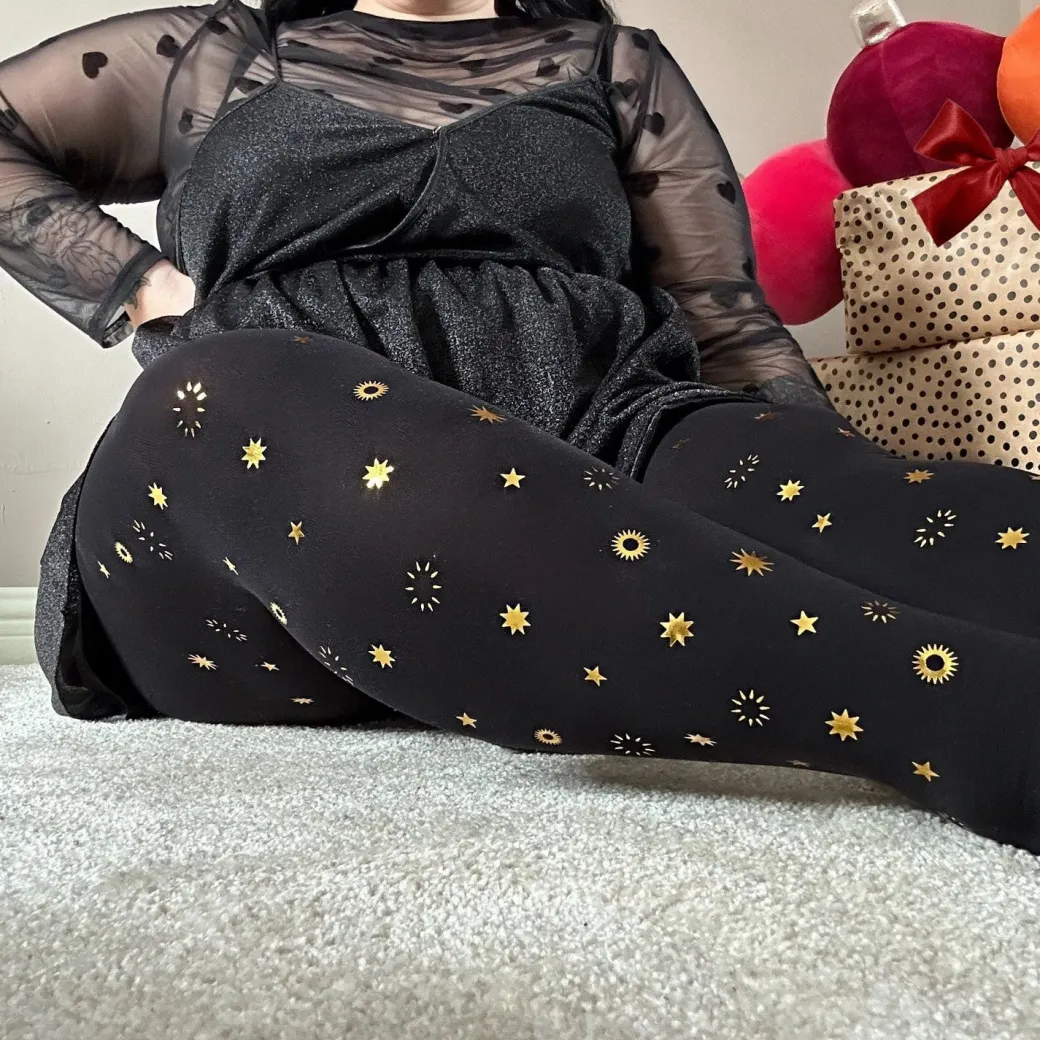 80 Denier Opaque Tights - Blitzen