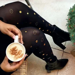 80 Denier Opaque Tights - Blitzen