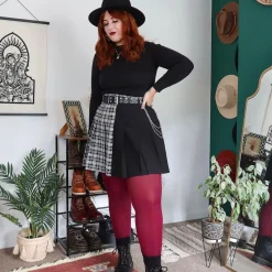 80 Denier Opaque Tights - Cherry