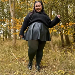 80 Denier Opaque Tights - Crocodile