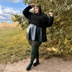 80 Denier Opaque Tights - Crocodile