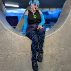 80 Denier Opaque Tights - Crop Circles