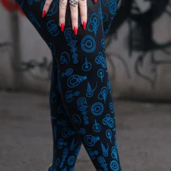 80 Denier Opaque Tights - Crop Circles