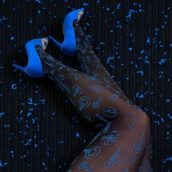 80 Denier Opaque Tights - Crop Circles