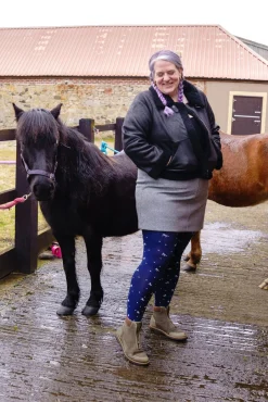 80 Denier Opaque Tights - Dinky Horses