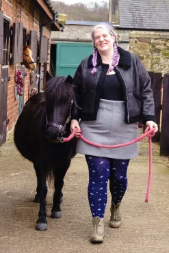 80 Denier Opaque Tights - Dinky Horses